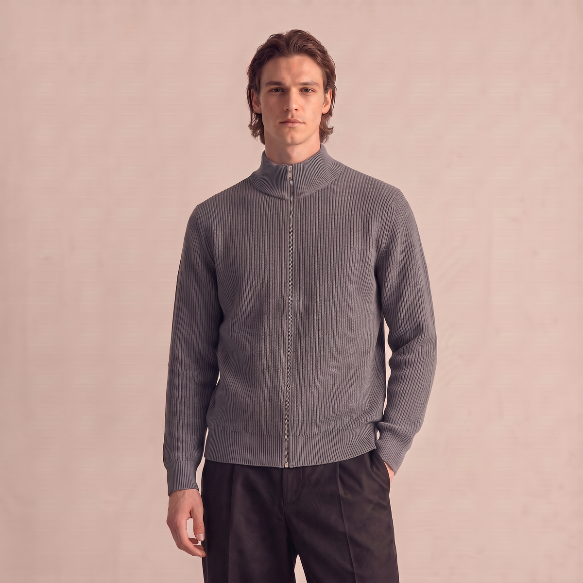 Full Zip — Grey